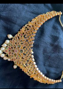Exquisite Gold-Plated Kundan Necklace Set