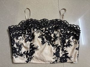 Elegant Lace Corset Top