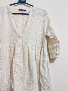 Zudio Boho Eyelet Tunic Top