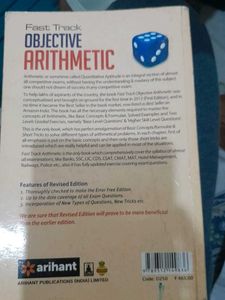 Fast Track Objective Arithmetic Book