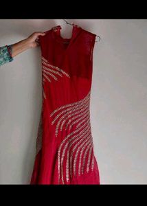 Fish style Embroidered Gown