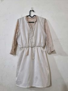 Boho Lace Tassel Dress