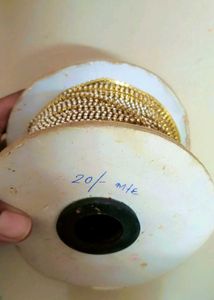 Gold Embellishment Trim + Earings Making Items