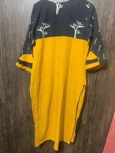 Stylish Yellow Kurta