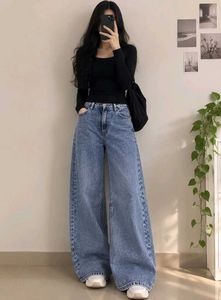 High Waisted Wide Leg Jeans