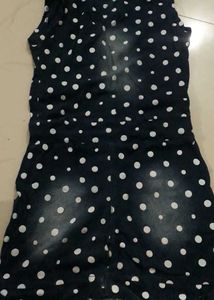 Cotton Denim Top And Jumpsuits