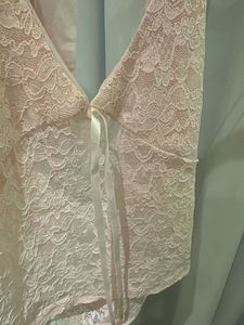 Pink Lace Halter Neck Cami Top