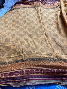 Used pure cotton saree