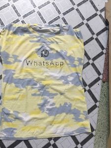 WhatsApp Graphic Print T-Shirt