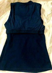 Sleeveless Mock Neck Top