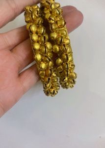 Exquisite Gold Tone Bangles
