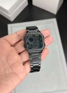 Casio Digital Watch - Black Metal