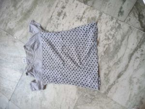 Grey Polka Dot T-Shirt