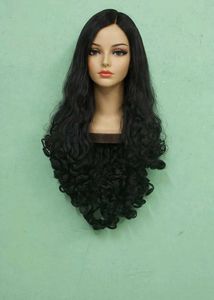 Black Curly Wig 🖤