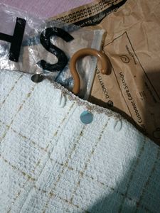 Chic Tweed Embellished Vest