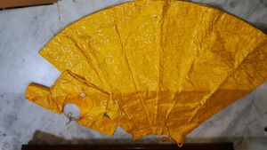 Vibrant Yellow Silk Jacquard Chaniya Choli Set