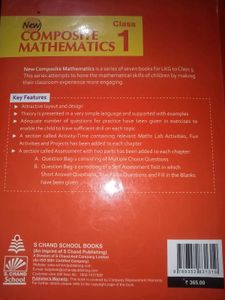New Composite Mathematics Class 1 Book