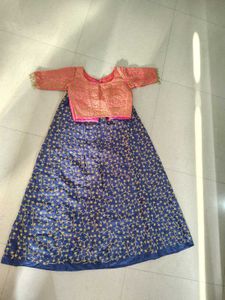 Vibrant Pink Embroidered lehnga choli