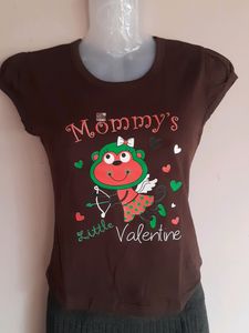 New Cotton Top With Tag Fir Girls, (Bust 26-28)