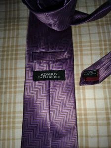 🔥BUY 1, GET 2 FREE🔥 Purple Herringbone Tie
