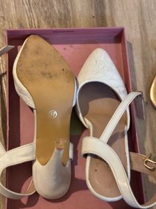 Elegant White Heels