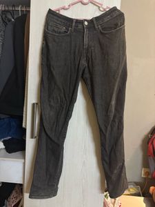 Dark Wash Straight Leg Jeans