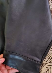CODE Classic Black Leather Jacket