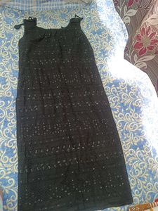 Black Sequined Ethnic kurti