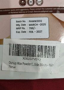wax powder
