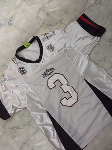Men's White Jersey with Number 3