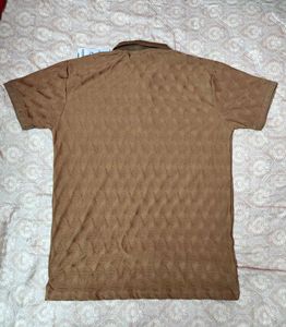 Men's Textured Polo Tshirt