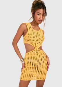 Booho Crochet Mini Dress