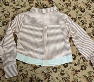 Chic Striped Button-Down Shirt