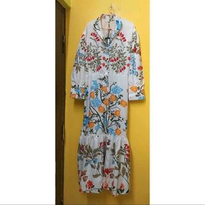 Vibrant Floral Maxi Dress