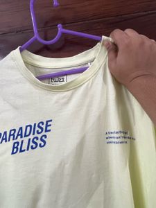 Pale Yellow Paradise Bliss T-Shirt