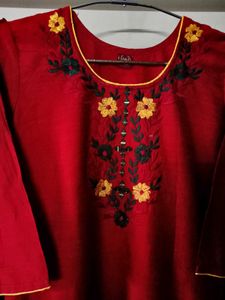 embroidered co-ord set