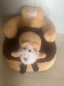 Babyhug Soft Plush Animal Seat Chair
