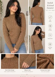 American Eagle Knit Turtleneck Sweater