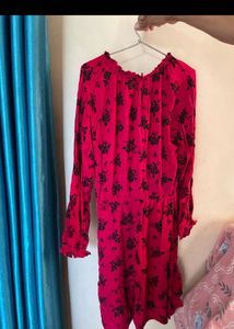 Vibrant Floral Print Dress