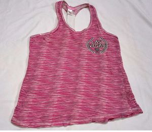 British Girl style Pink Vegas Racerback Tank Top