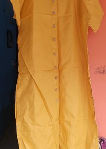 Yellow Kurta Dress xxl size