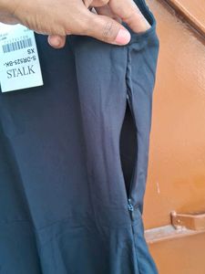 Stalk Black Dress