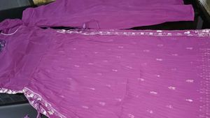 Elegant Purple Kurta Set