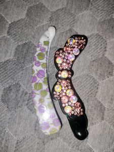 Sparkling &amp; Floral Hair Clips Set