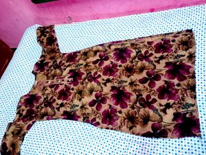 Floral Print Kurta