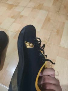 Black &amp; Yellow Casual Sneakers