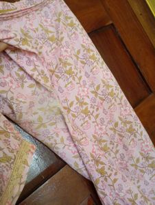 libas Pink Floral Kurta Set