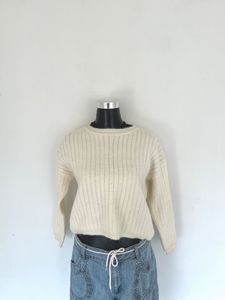 Cream Knit Sweater