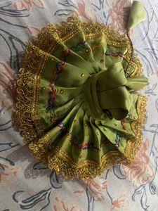 Green Dress for Krishna Idol only 1 dres