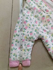 Warm Floral Baby Jacket